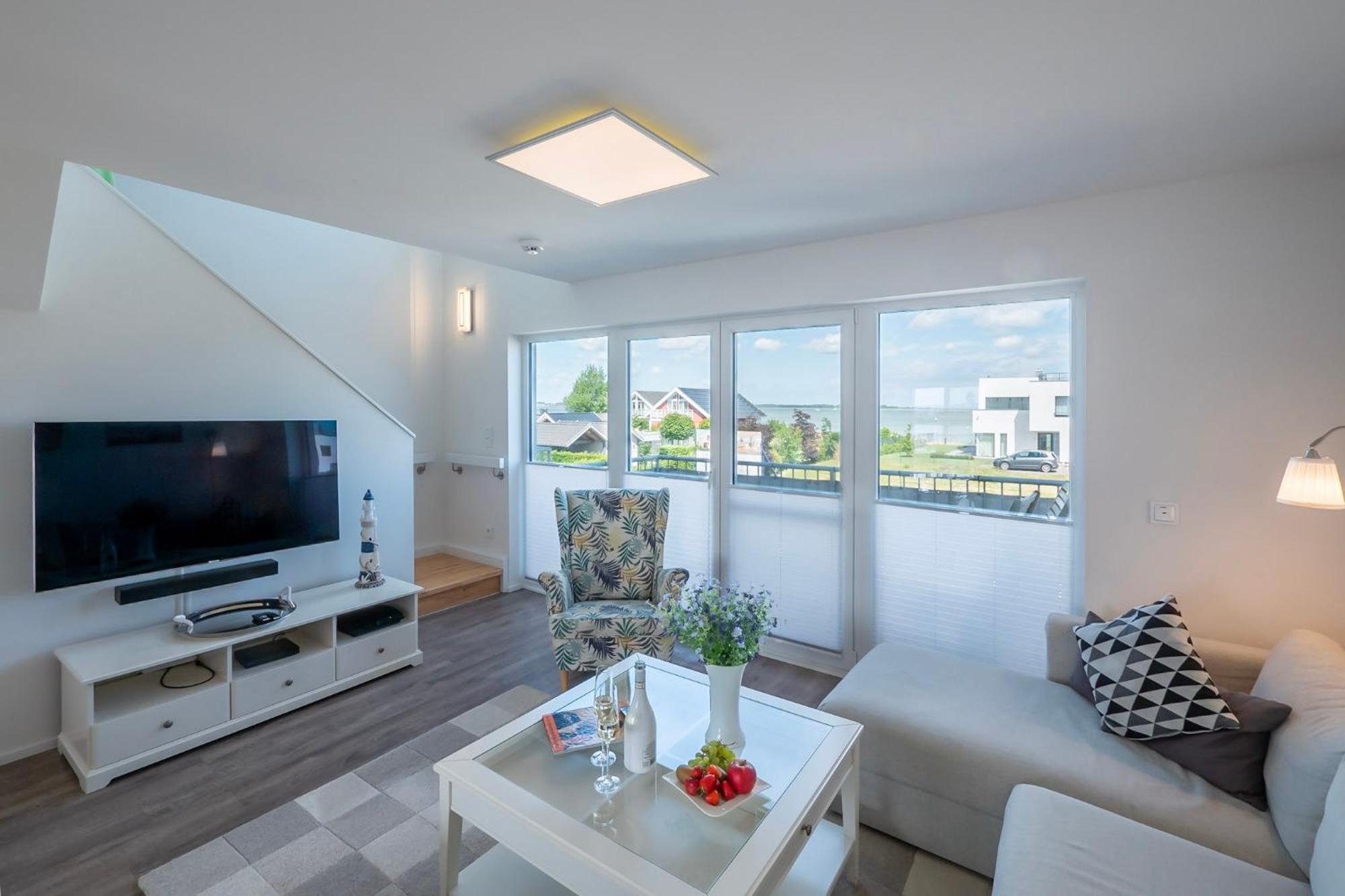 Maisonette Fewo Ostseeflair By Seeblick Ferien Oro, Erste Wasserreihe, E-Saeule Olpenitz Exterior foto