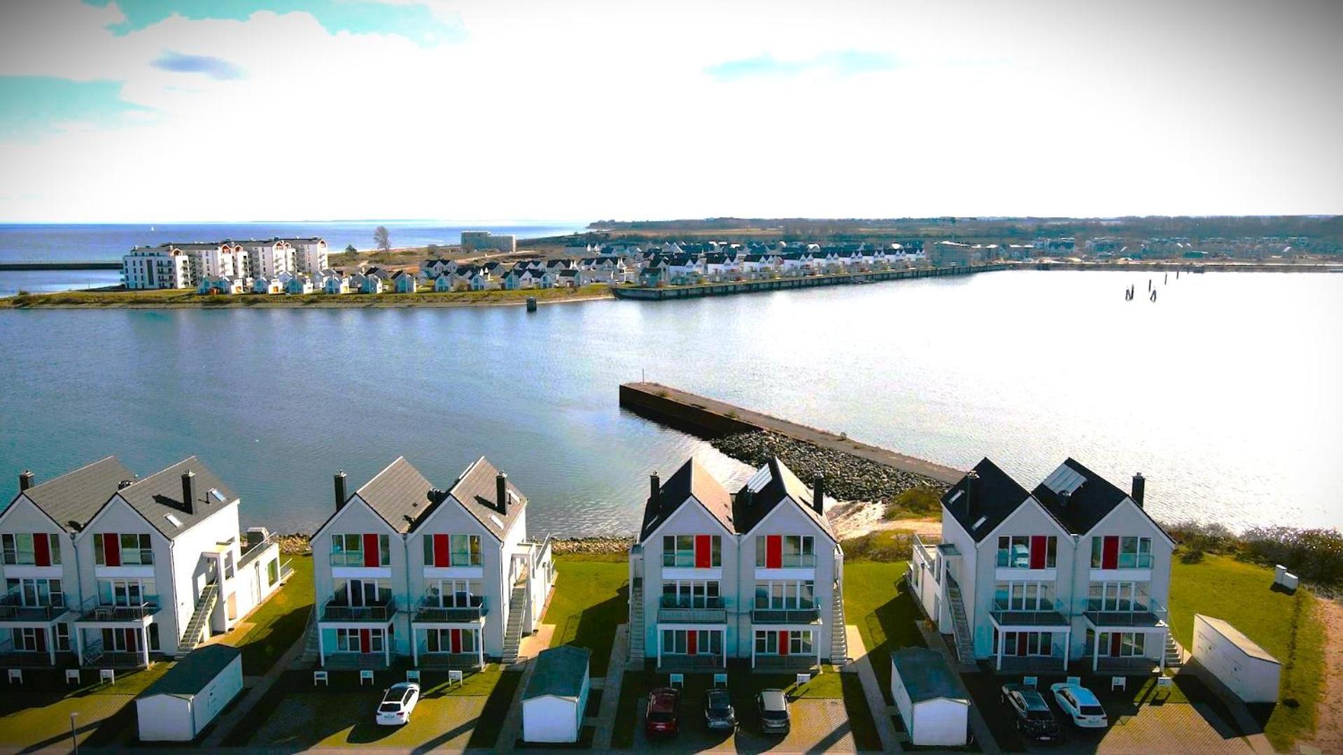 Maisonette Fewo Ostseeflair By Seeblick Ferien Oro, Erste Wasserreihe, E-Saeule Olpenitz Exterior foto