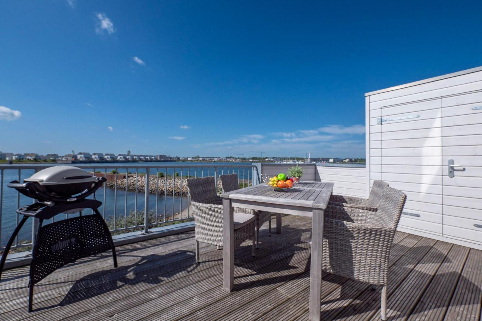 Maisonette Fewo Ostseeflair By Seeblick Ferien Oro, Erste Wasserreihe, E-Saeule Olpenitz Exterior foto